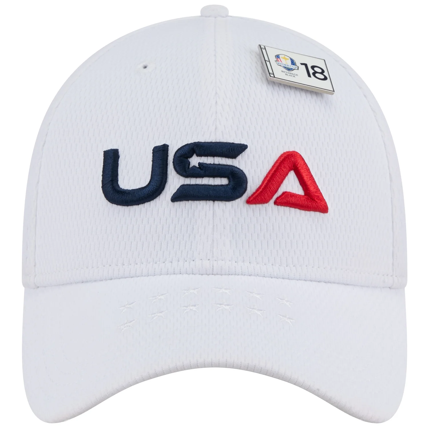 New Era 2025 Ryder Cup Team Uniform Practice 39Thirty Hat in White - Image 3
