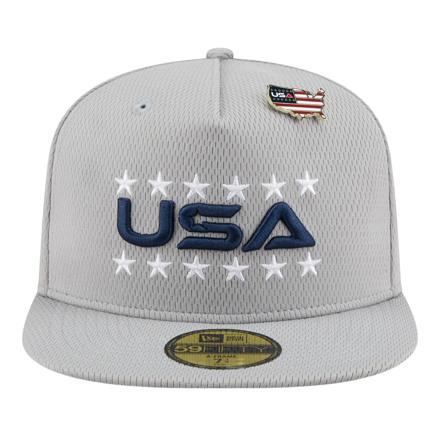 New Era 2025 Ryder Cup Team Uniform Friday 59Fifty A-Frame Hat in Light Grey - Image 3