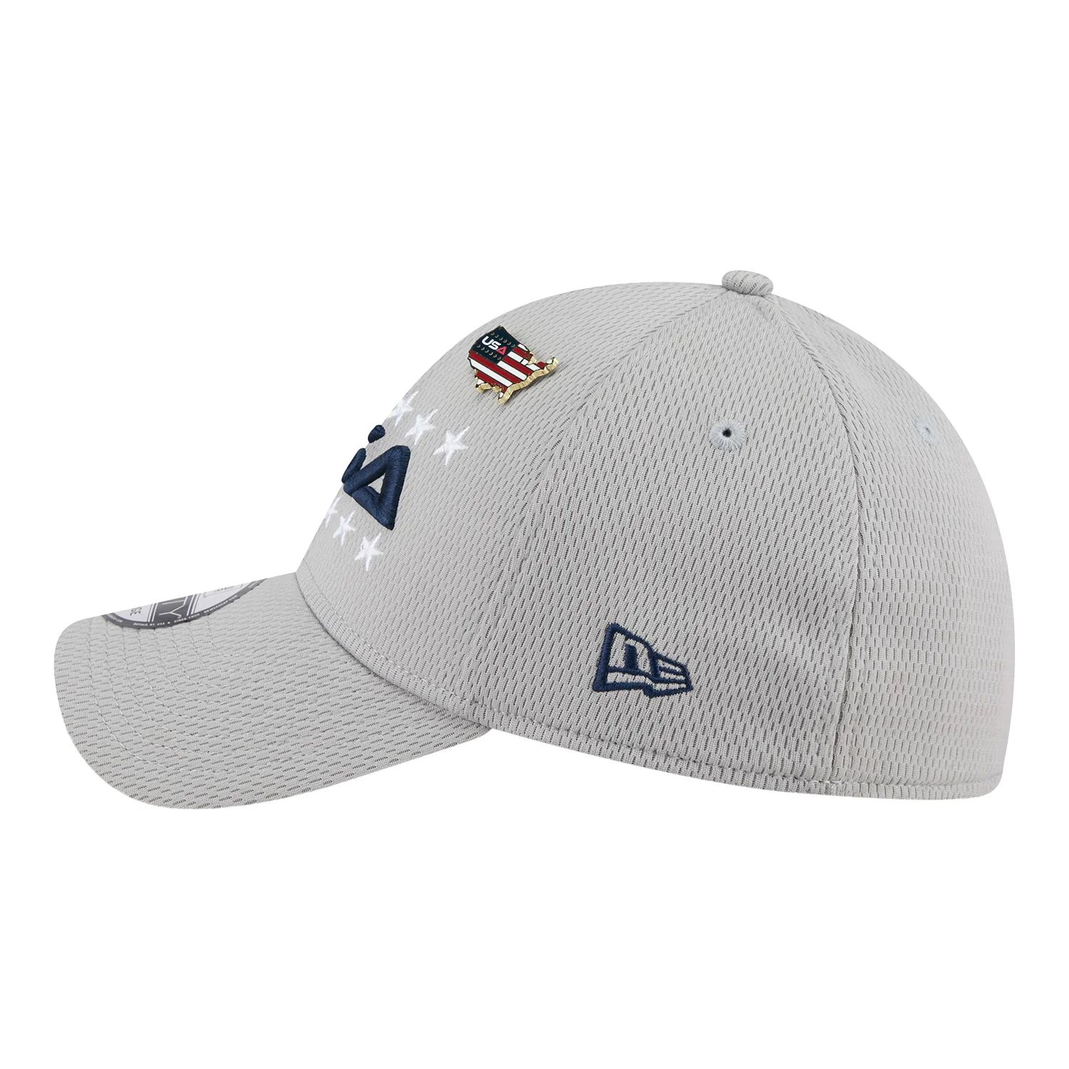 New Era 2025 Ryder Cup Team Uniform Friday 39Thirty Hat in Light Grey - Image 5