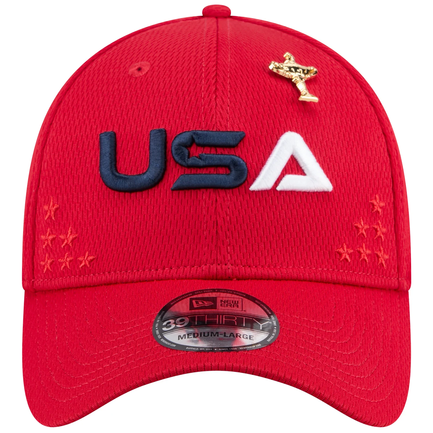 New Era 2025 Ryder Cup Team Uniform Sunday 39Thirty Hat in Red - Image 3