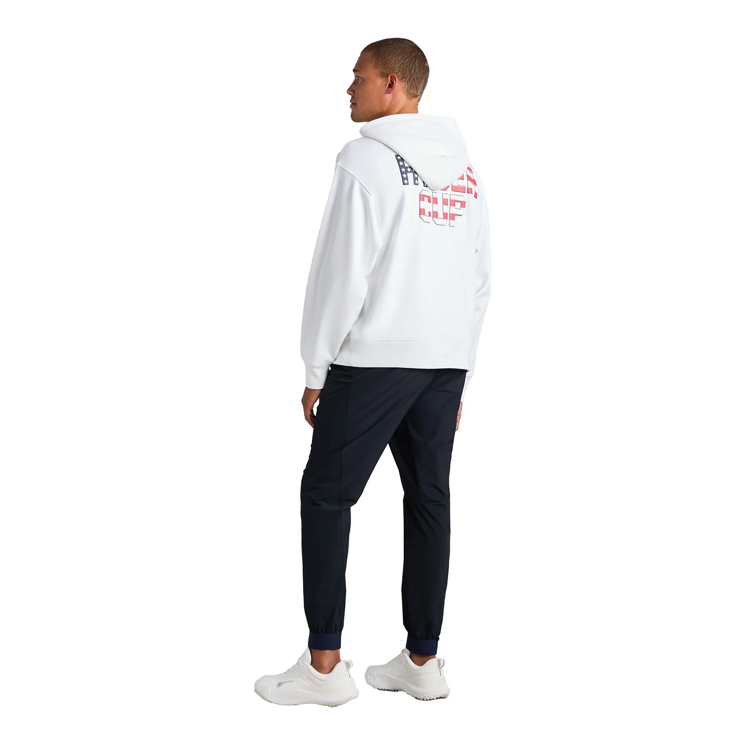 GFORE 2025 Ryder Cup French Terry Hoodie in Snow - Image 4